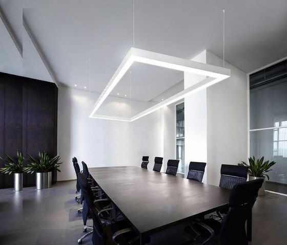 CT10 Geno 天然木色會議枱｜Floating Conference Table｜現代會議空間