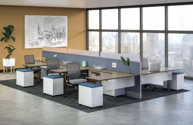 WD3200 Bellagio職員工作枱 | 時尚簡約工作站 (Sleek Modern Workstation)