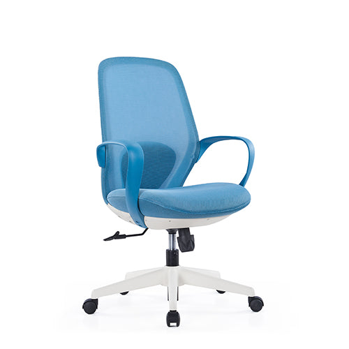 KH533-B1 Waldo 高彈厚墊網布辦公椅（天藍色）｜Premium Comfort Chair