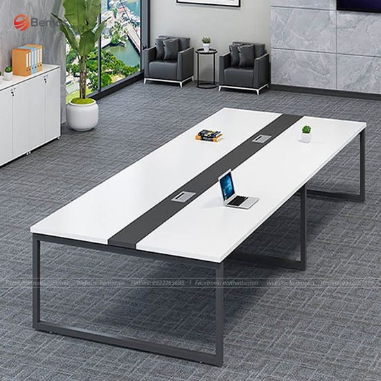CT28 Lucca 雙色木紋會議桌｜Wooden Conference Table