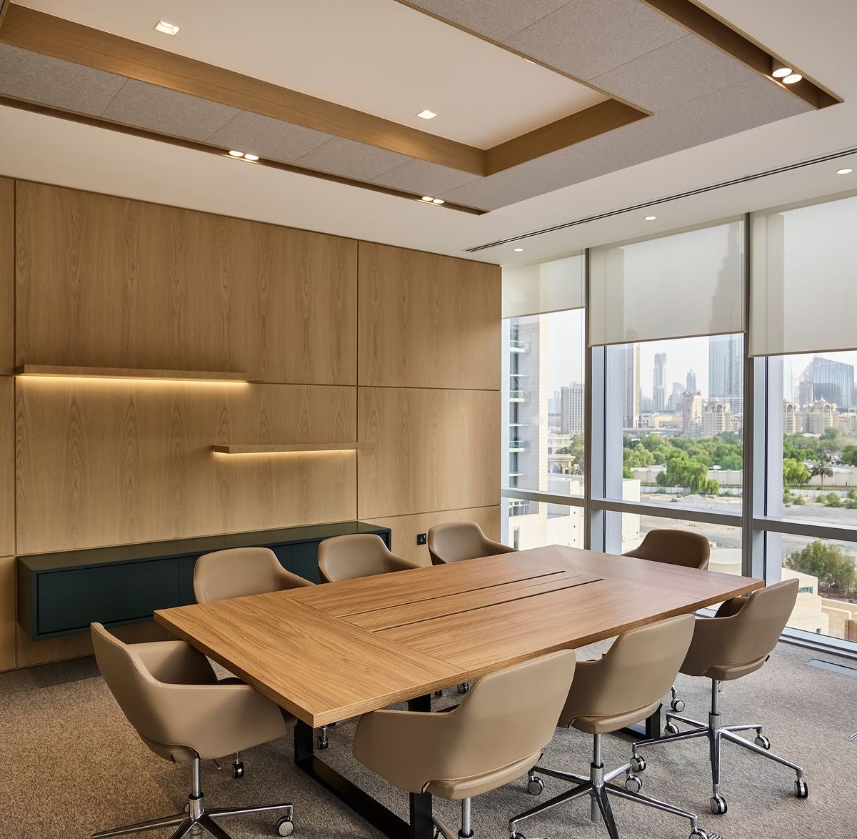 CT42 Porti 日系淺木色辦公室會議枱｜Minimalist Style Table