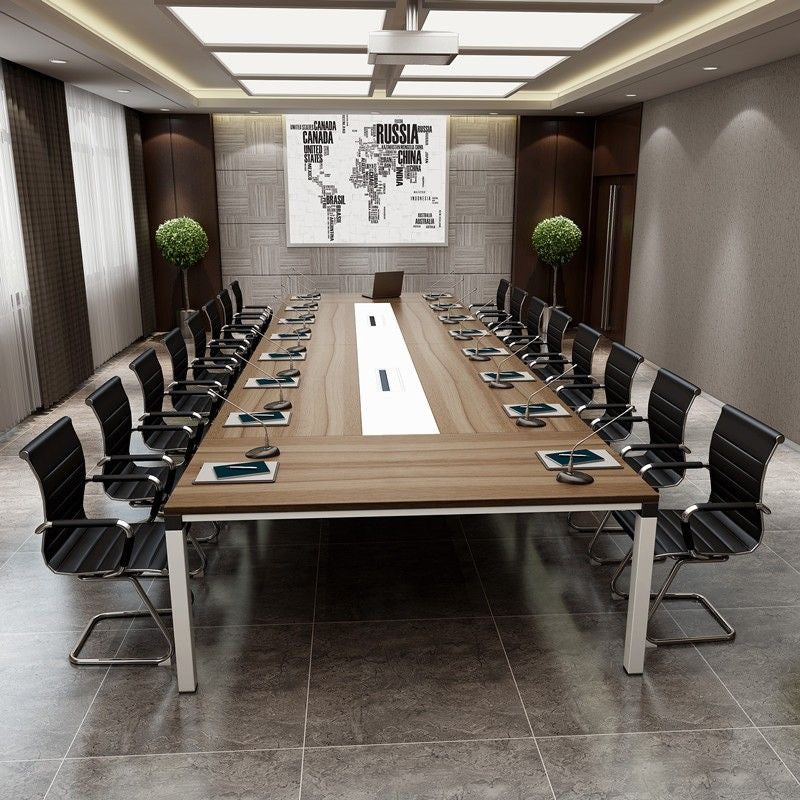 CT43 Rustico 雙色木紋會議桌｜Two-Tone Conference Table｜現代辦公傢俱