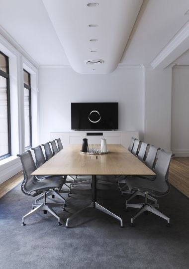 CT44 Lirico 長方形木皮會議桌｜Rectangular Conference Table｜專業辦公傢俱