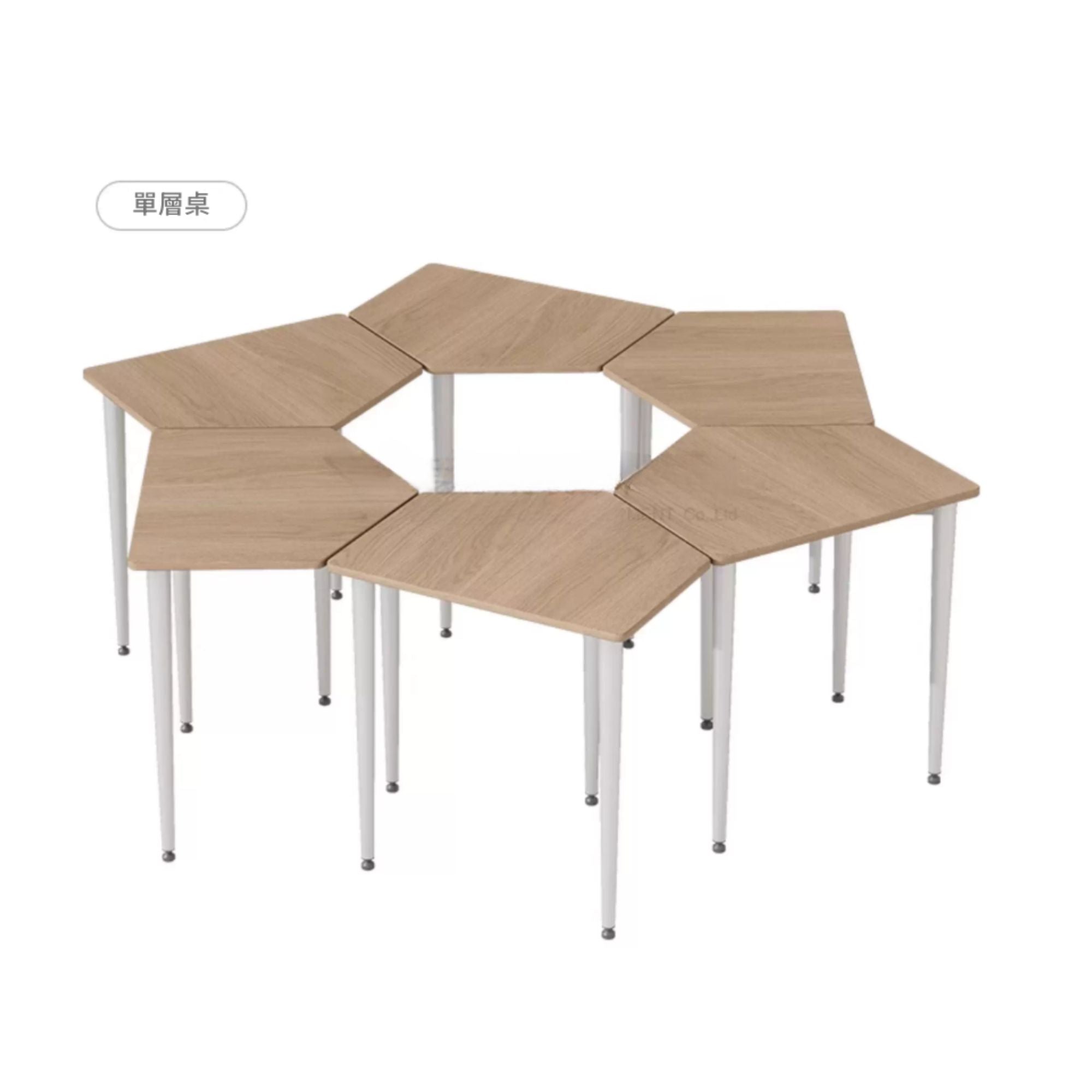 KST060 Stile 五邊形單層組合桌