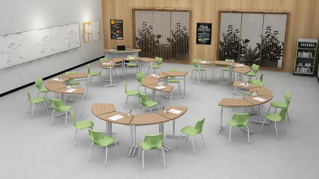 ST07 Arc Desk 學校多媒體教室桌