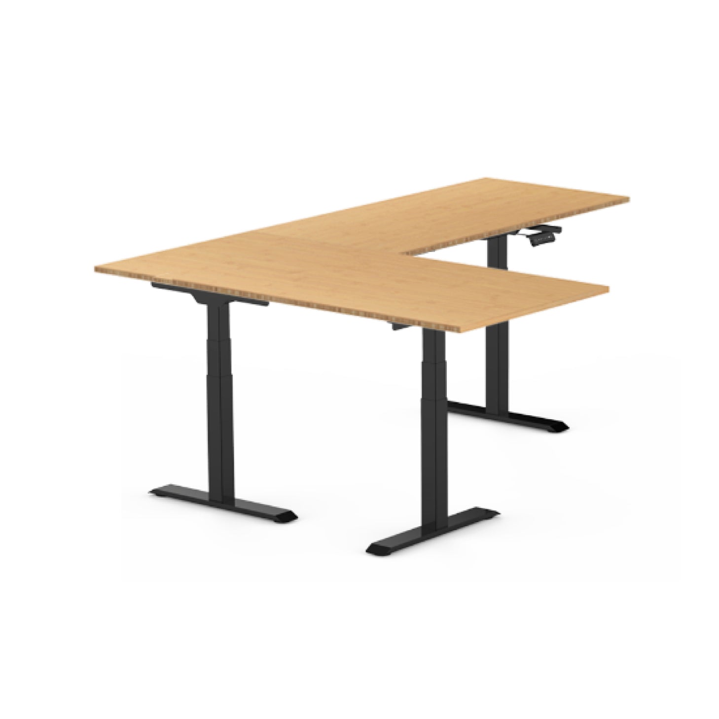 L-SHAPED UP STANDING DESK - 展示移動升降桌｜Portable Adjustable Height Desk