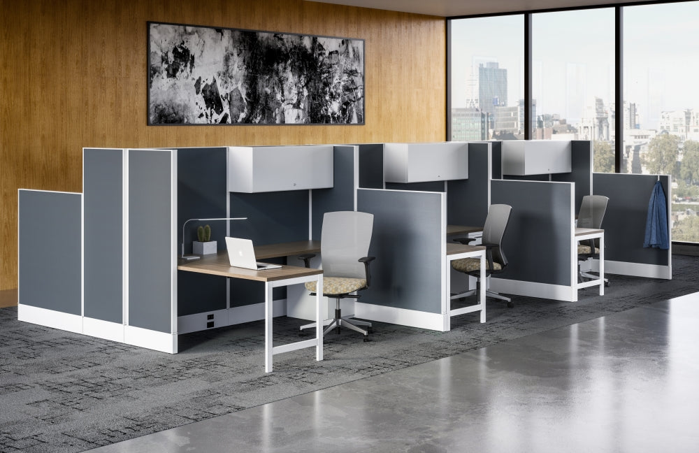 WD1500 Verona 共同辦公桌 | 靈活隔斷工作檯 (Flexible Partition Desk)